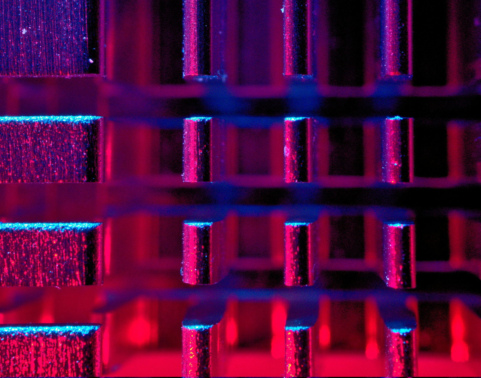Spools of optical fiber arrayed on a quantum communications test bench